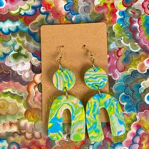 Handmade, Hypoallergenic Polymer Clay Earrings